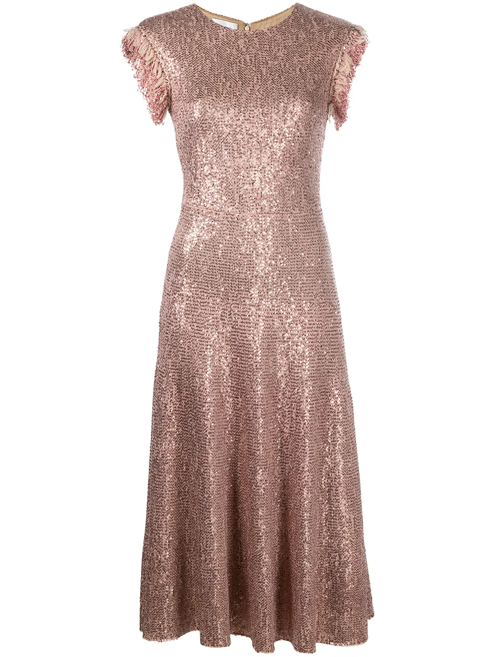 

St. John sequin knit midi dress - Pink