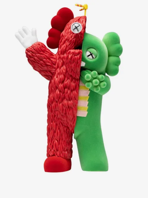 KAWS Kachamukku "Red/Green" figurine