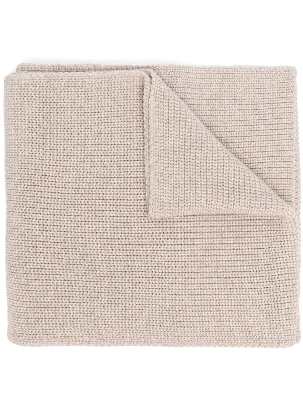 

Calvin Klein Jeans logo-patch knitted scarf - Neutrals