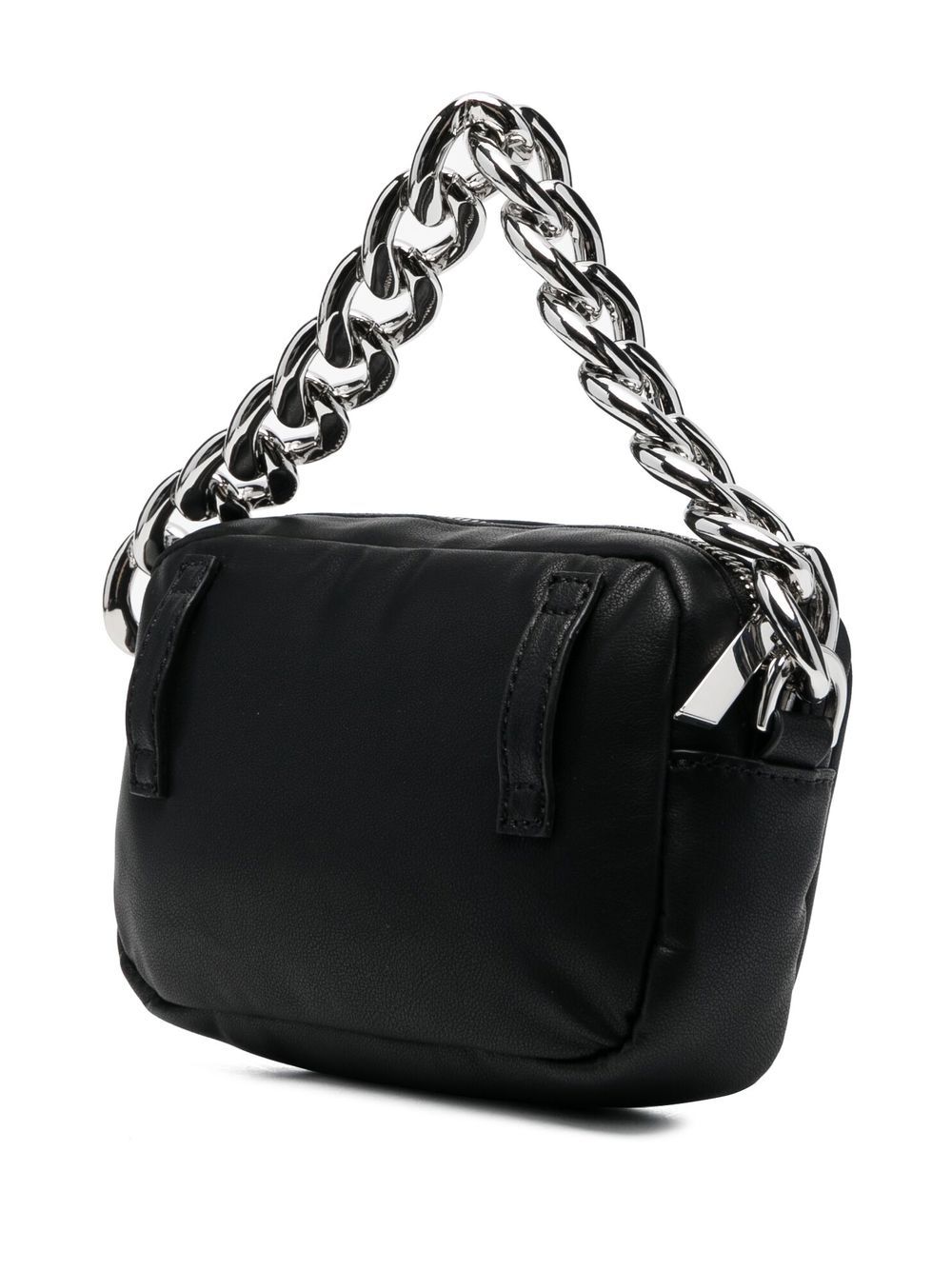 Shop Calvin Klein Puffed Chain-link Bag In Schwarz