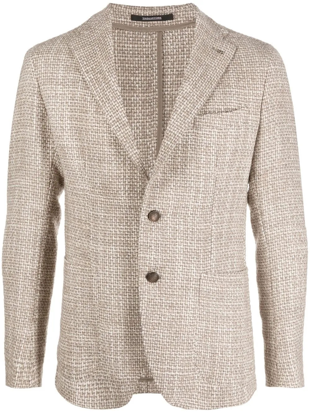 

Tagliatore single-breasted blazer jacket - Neutrals