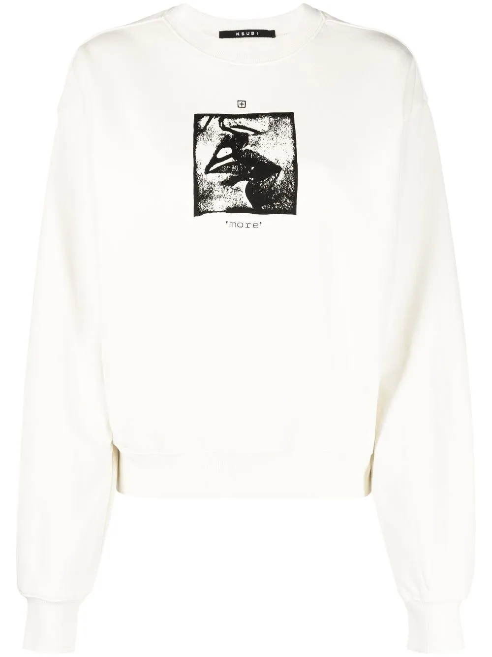 

Ksubi sudadera con estampado gráfico - Blanco