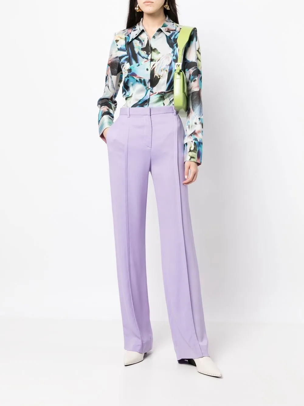 Paul Smith Rok met abstracte print - Blauw