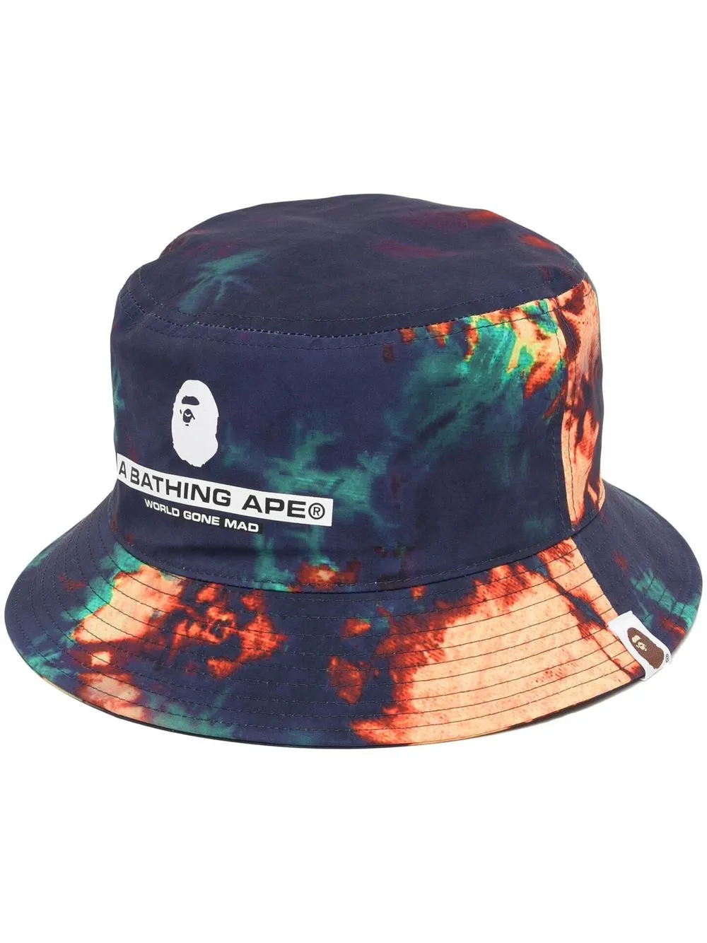 

A BATHING APE® gorro de pescador con logo - Multicolor