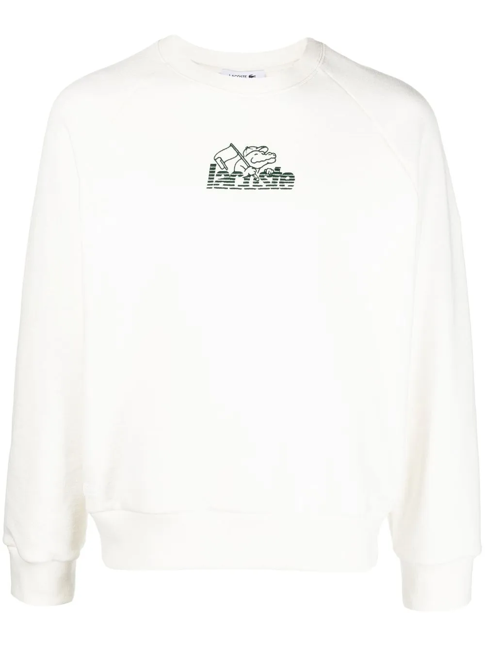 

Lacoste sudadera con logo estampado - Blanco