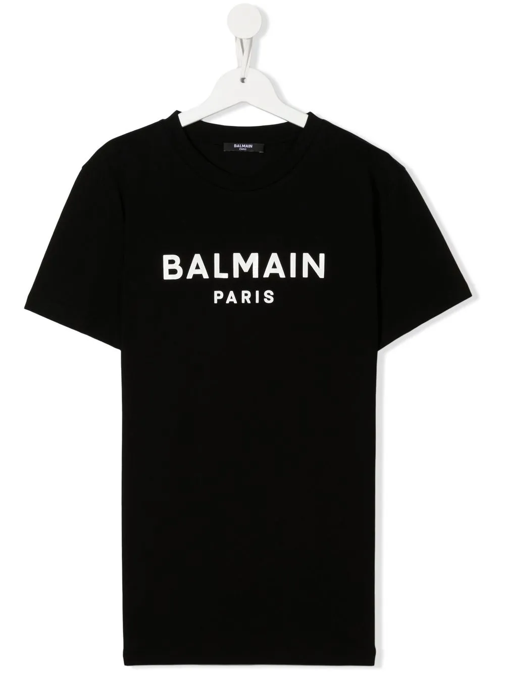 

Balmain Kids playera con logo estampado - Negro