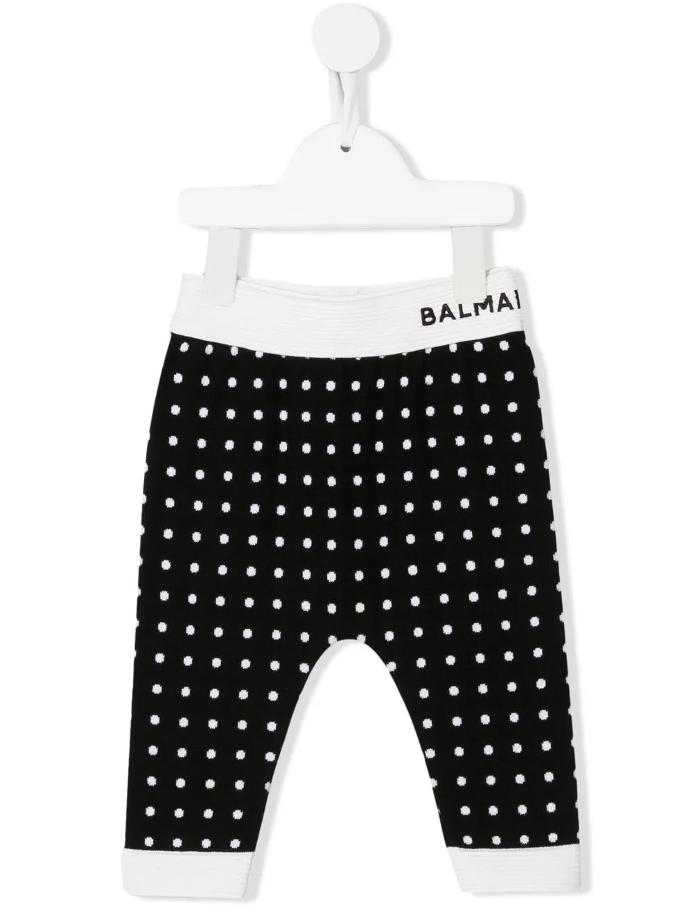 

Balmain Kids leggins con motivo de lunares - Negro