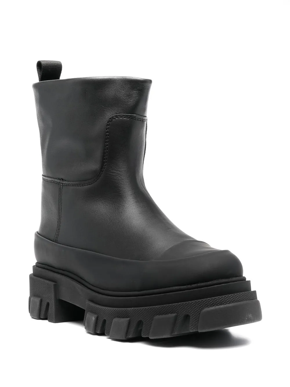 GANNI ridgedsole anklelength Boots Farfetch