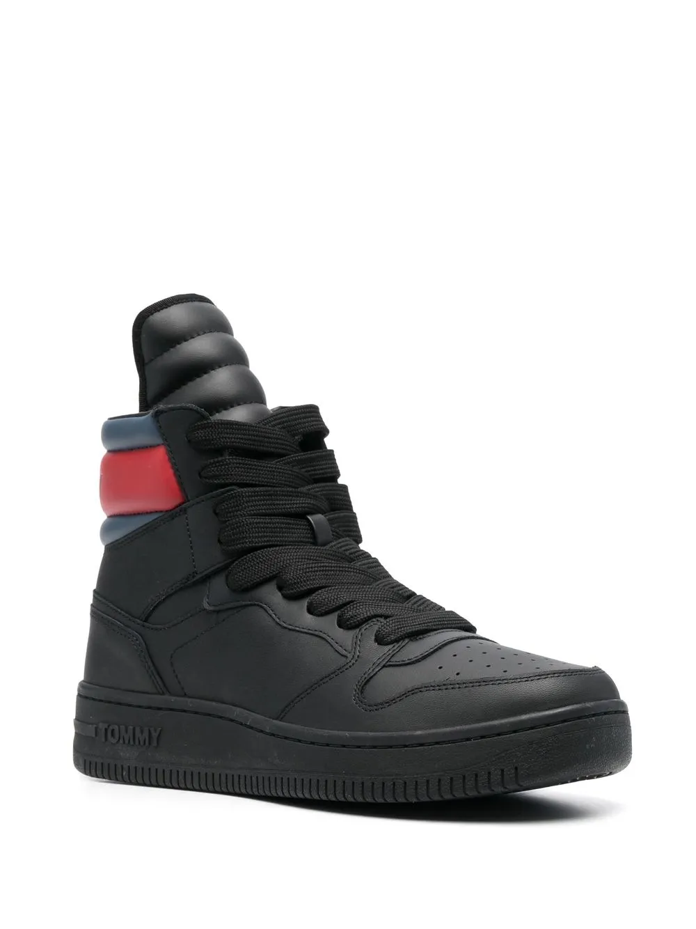 Tommy Jeans High-top sneakers - Zwart