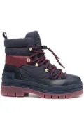 Tommy Hilfiger padded lace-up ankle boots - Blue