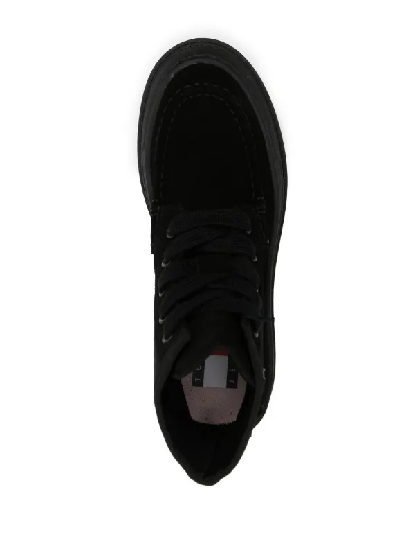 Tommy Jeans レースアップ ブーツ | ブラック | FARFETCH JP