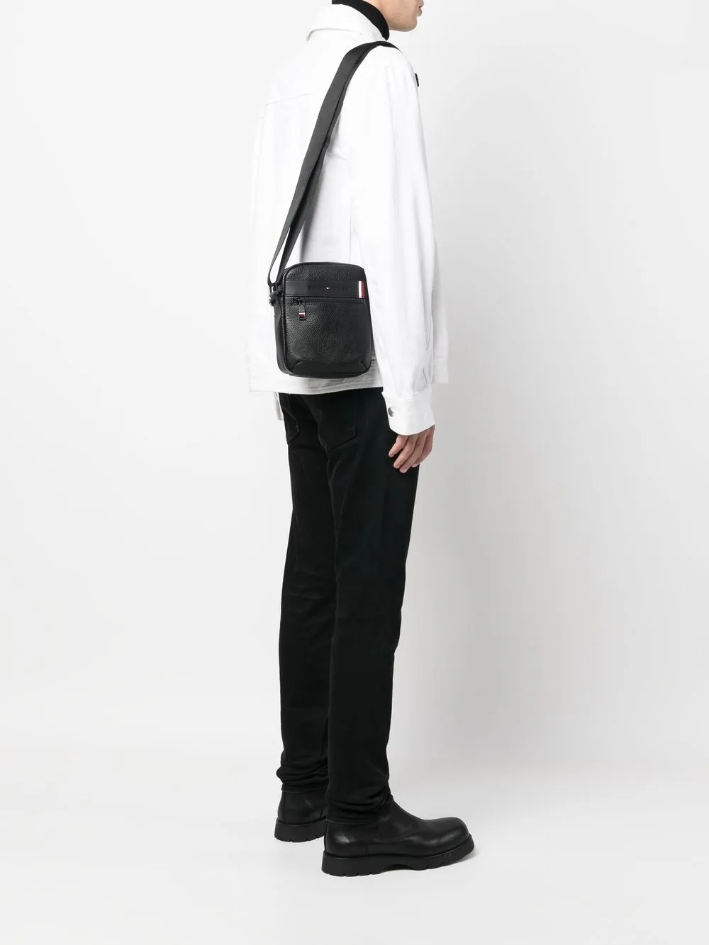 Tommy Hilfiger Small Faux Leather Messenger Bag Farfetch