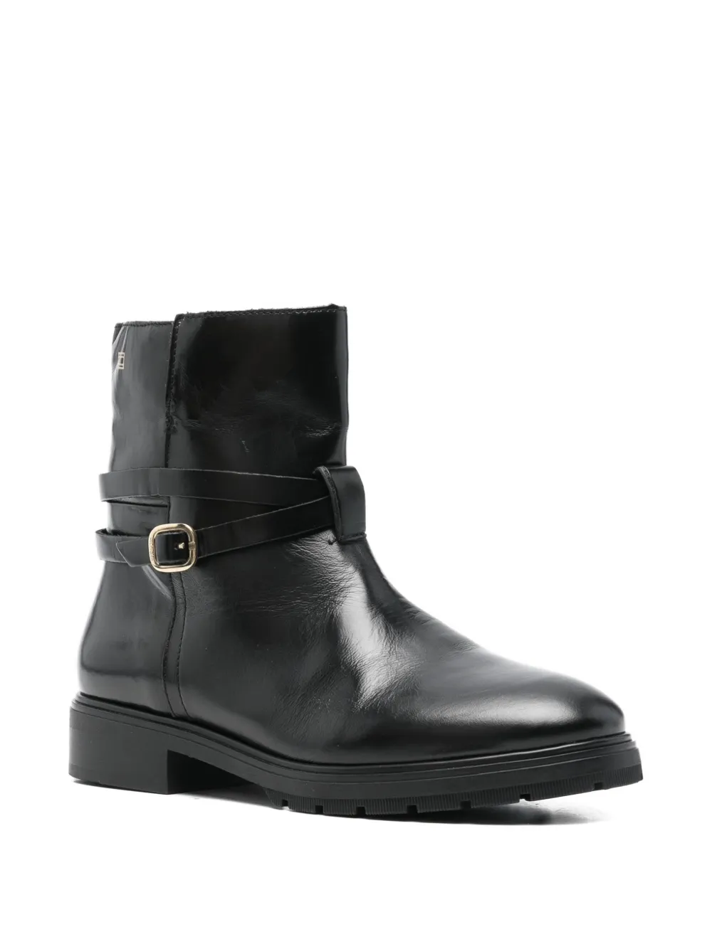 Tommy Hilfiger buckle-detail ankle boots Zwart