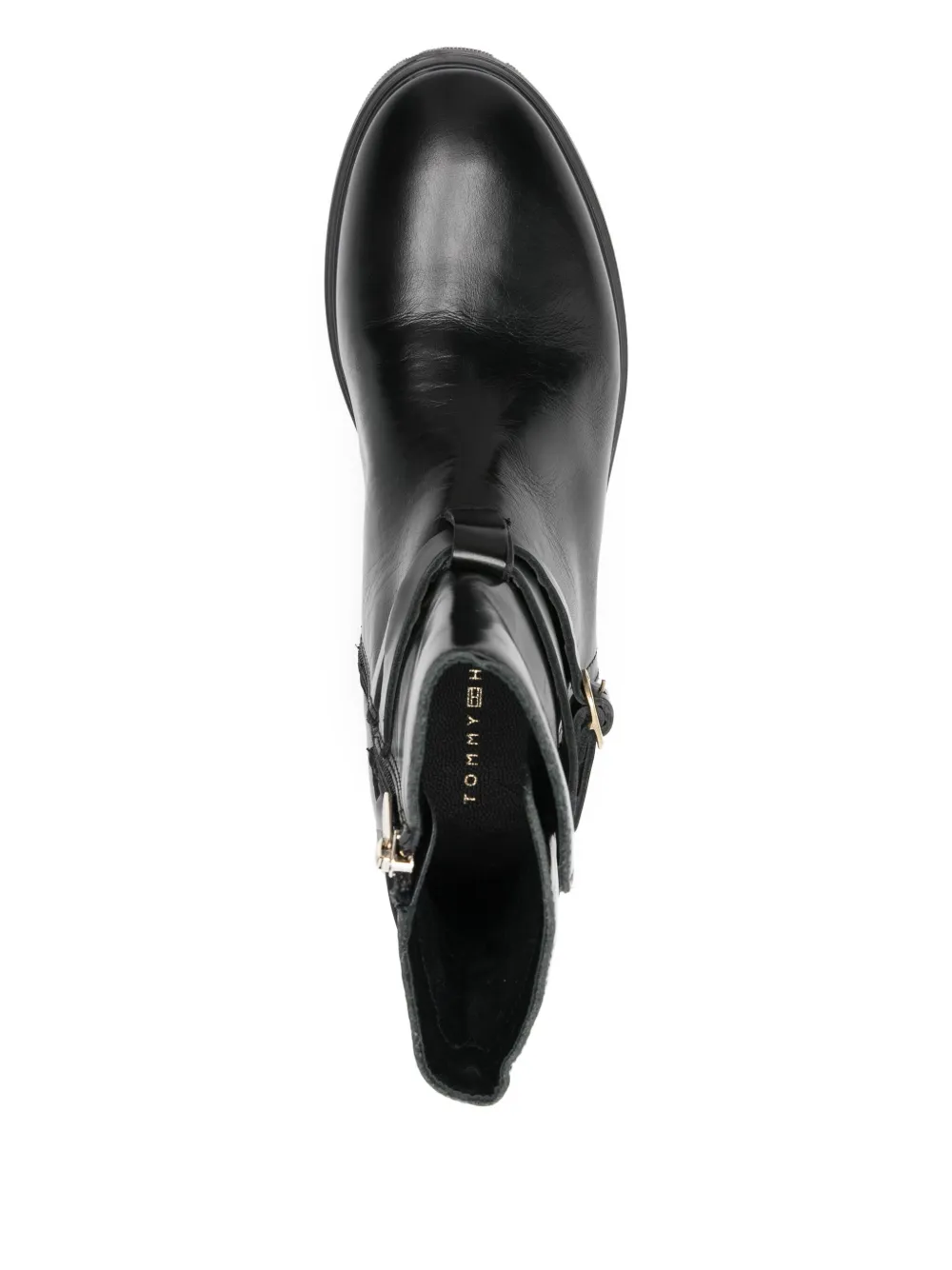Tommy Hilfiger buckle-detail ankle boots Zwart