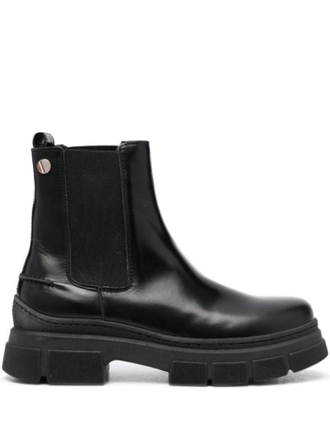 Tommy Hilfiger chunky-sole leather Chelsea boots