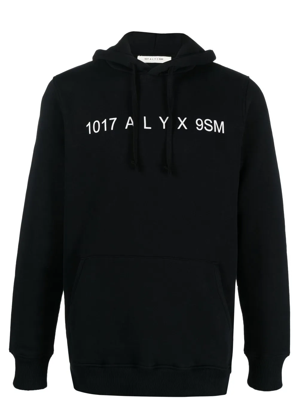 logo-print drawstring hoodie