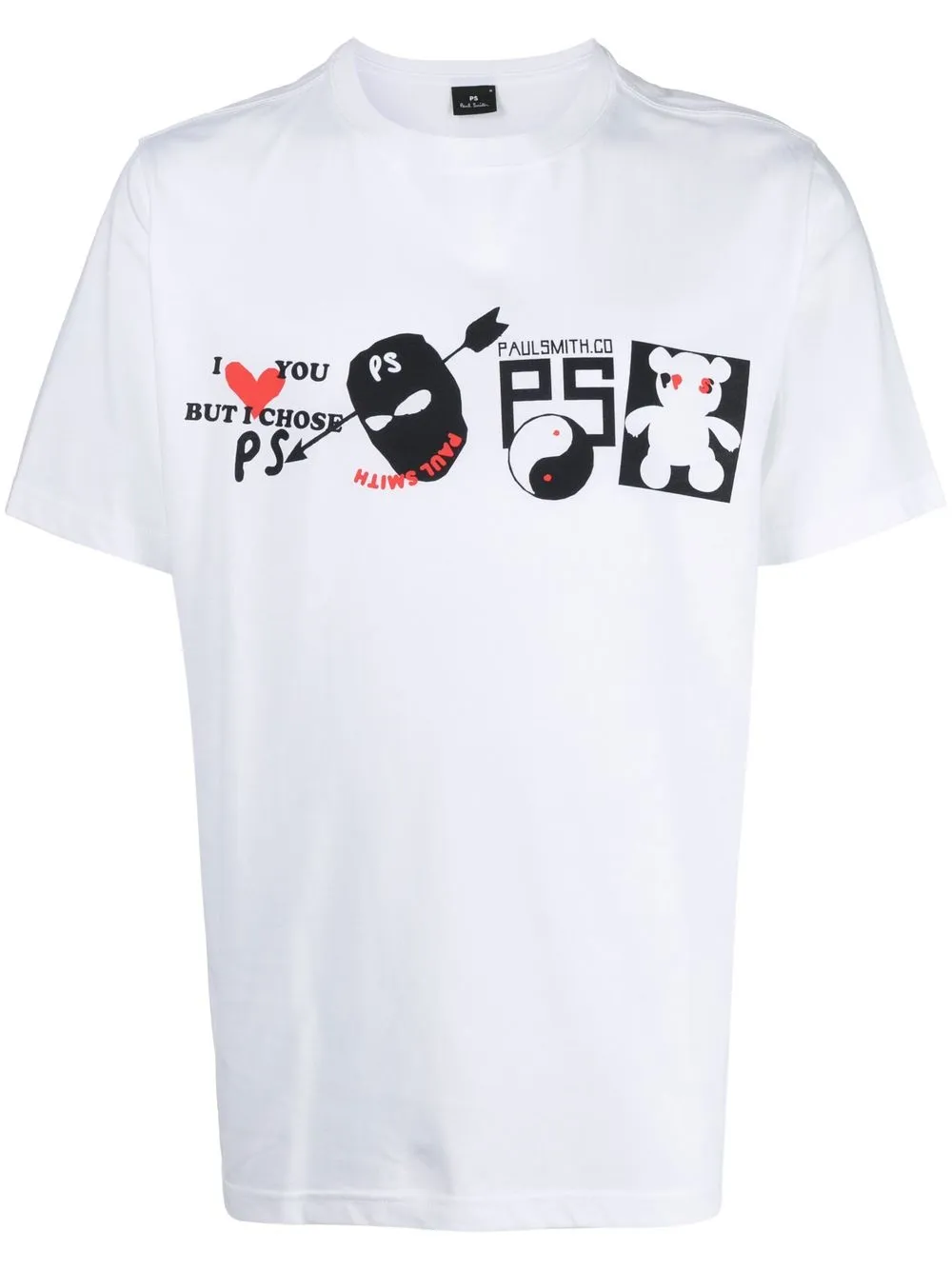 

PS Paul Smith graphic print T-shirt - White