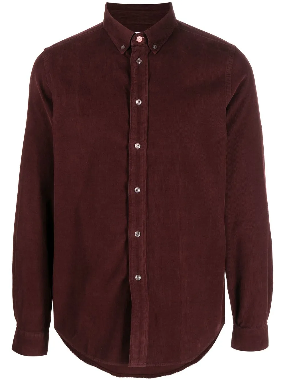 

PS Paul Smith button-down corduroy shirt - Red