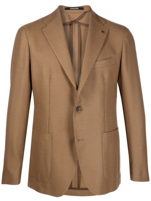 Tagliatore virgin-wool single-breasted blazer Men