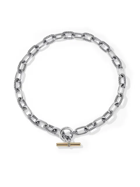 David Yurman Madison Toggle チェーンネックレス 18Kイエローゴールド