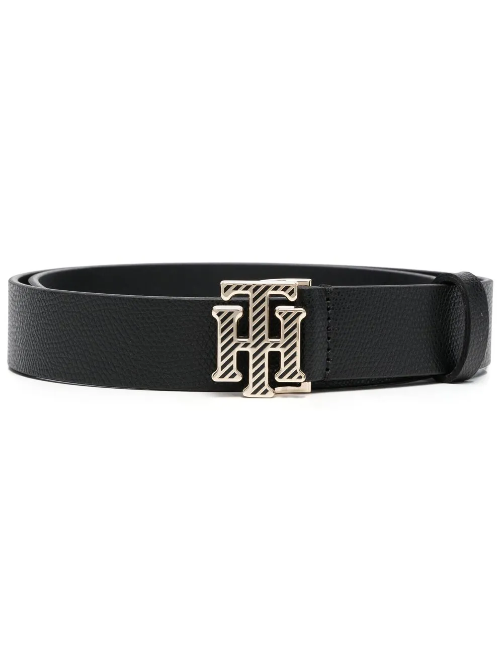 

Tommy Hilfiger cinturón outline con hebilla del logo - Negro