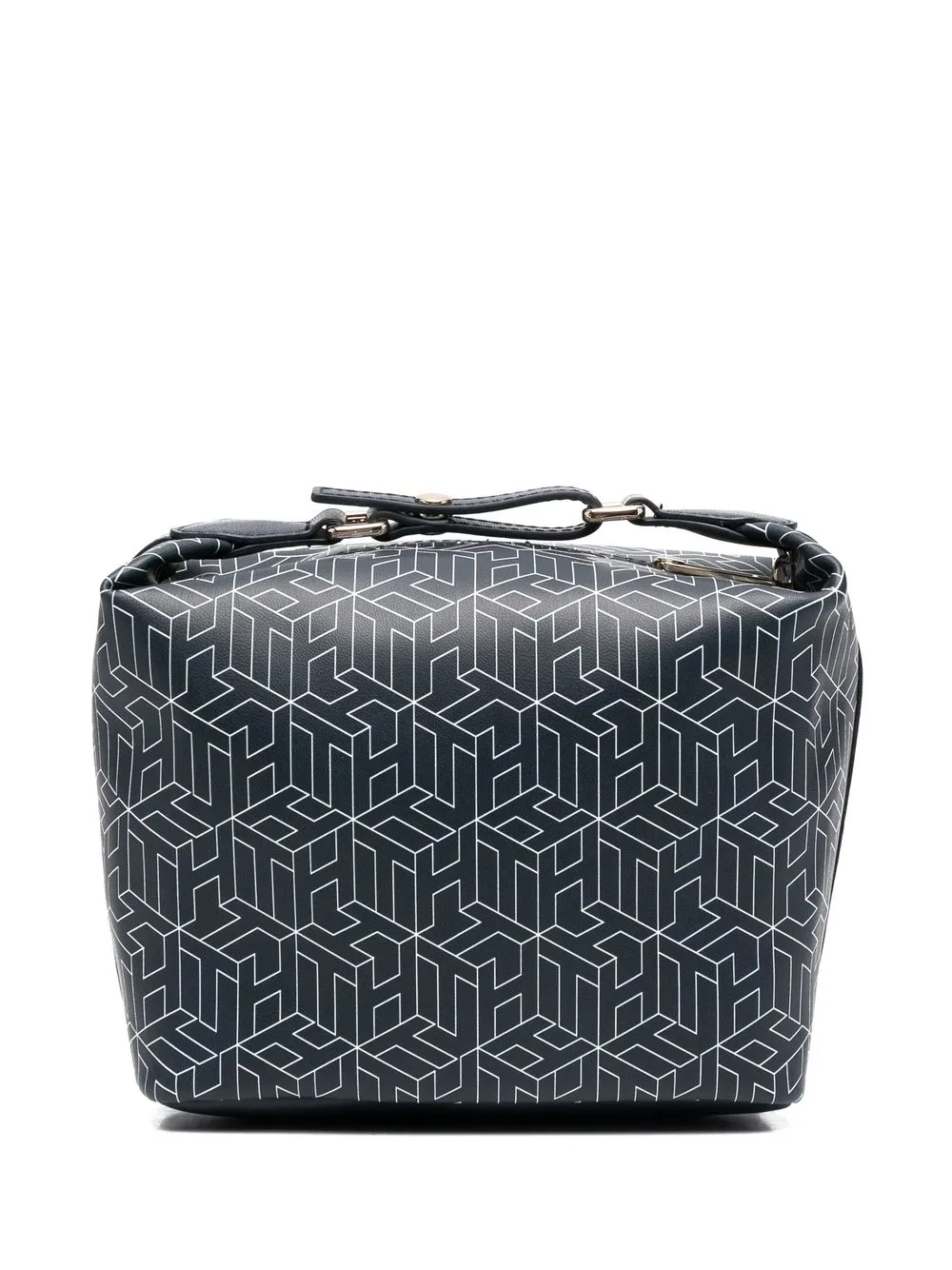 Tommy Hilfiger Toilettas met logoprint - Blauw