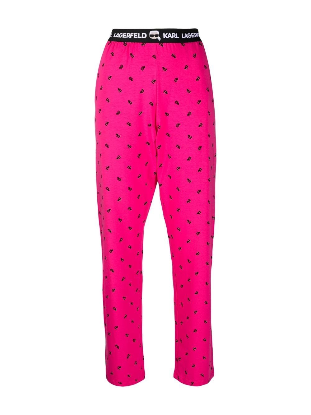 Karl Lagerfeld Pyjamaset met logoprint - Roze