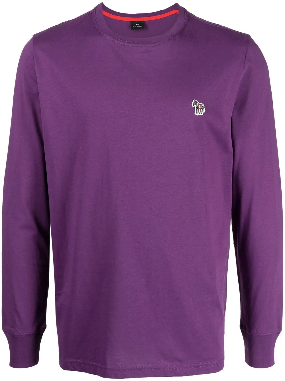 

PS Paul Smith embroidered-logo cotton sweatshirt - Purple