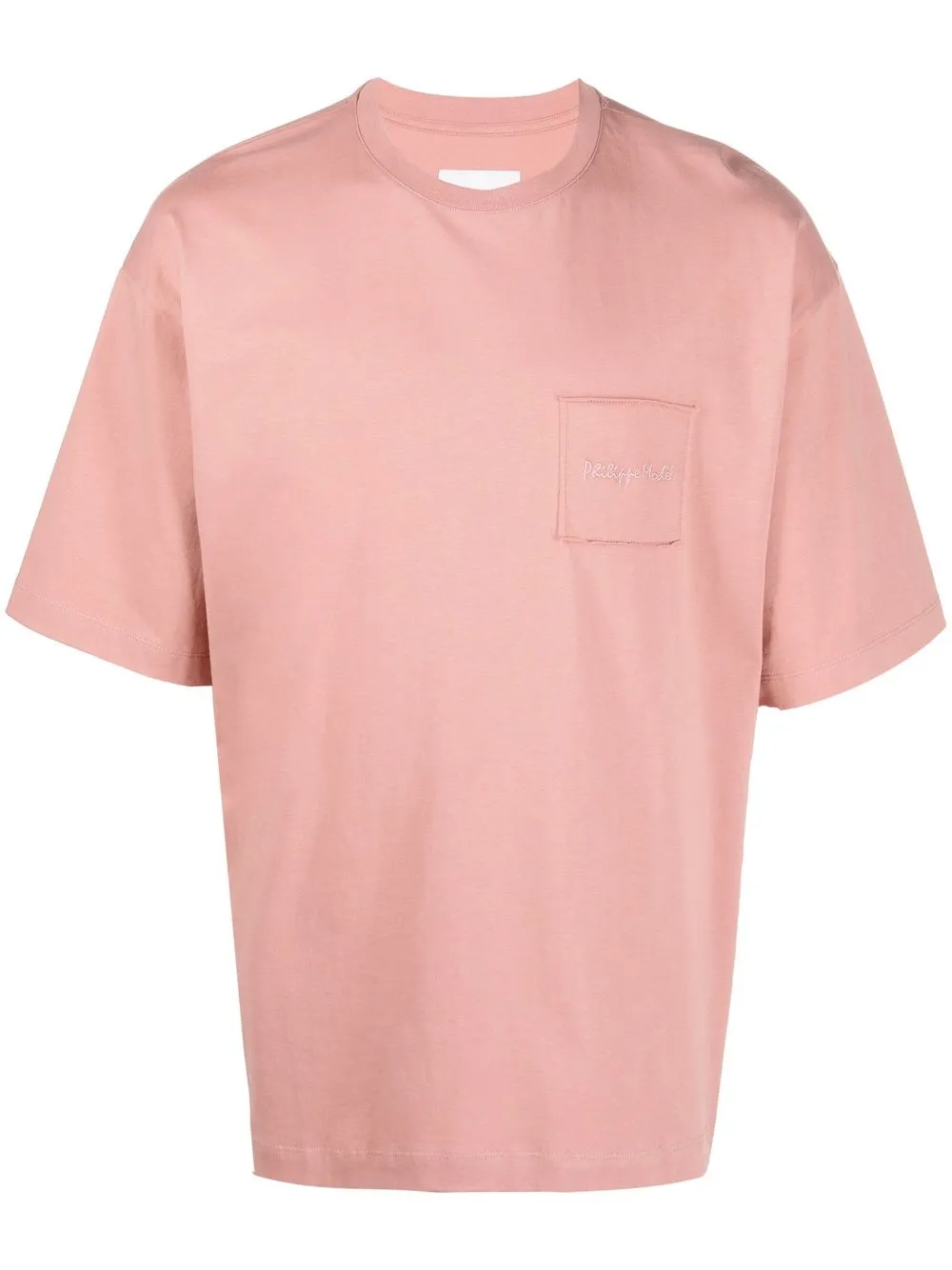 

Philippe Model Paris embroidered-logo short-sleeve T-shirt - Pink