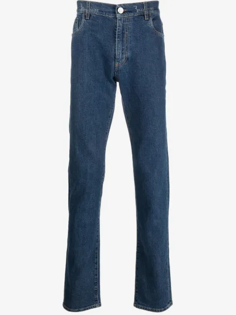 Billionaire jeans rectos con logo