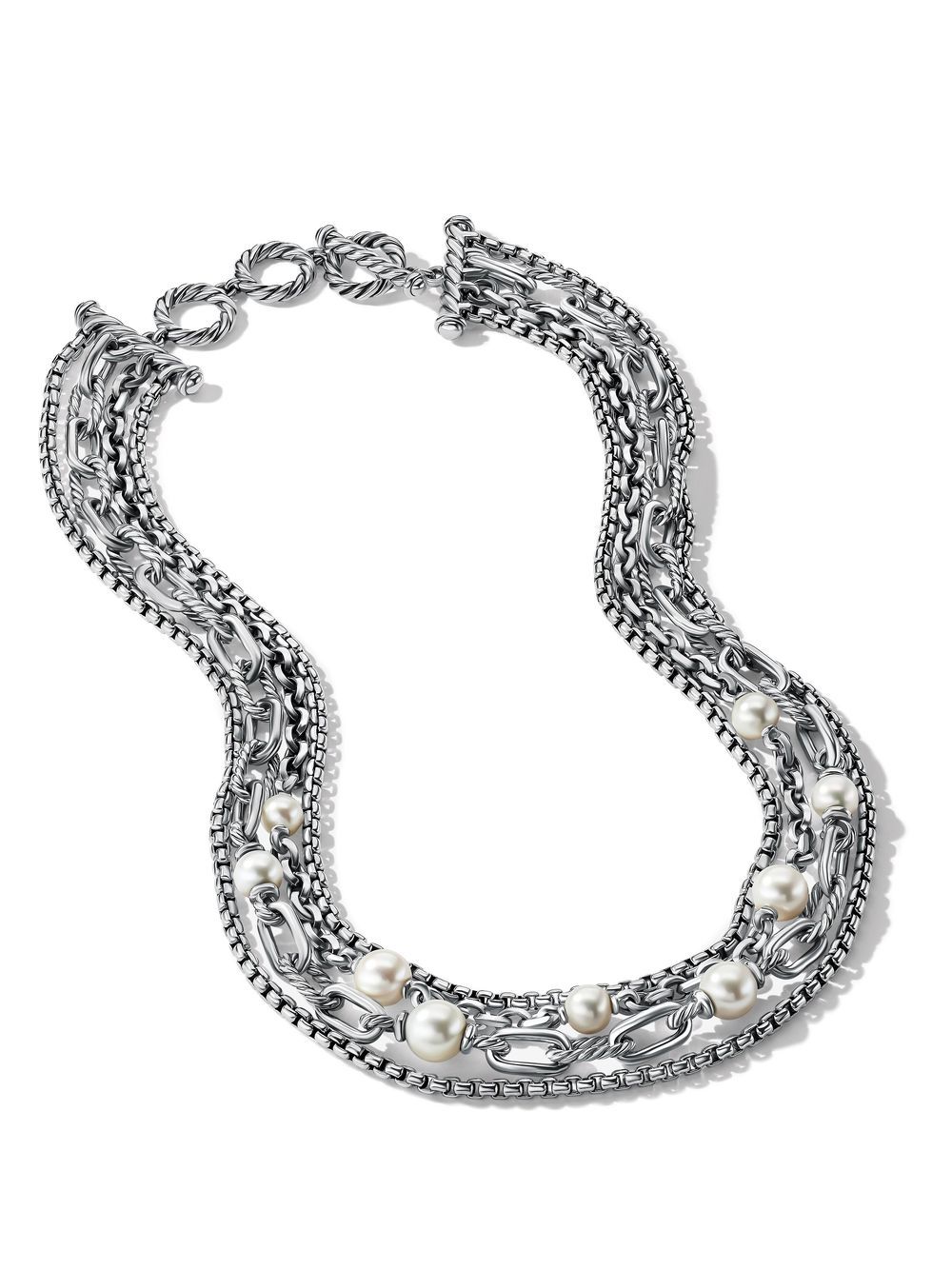 David Yurman Gelaagde halsketting - Zilver