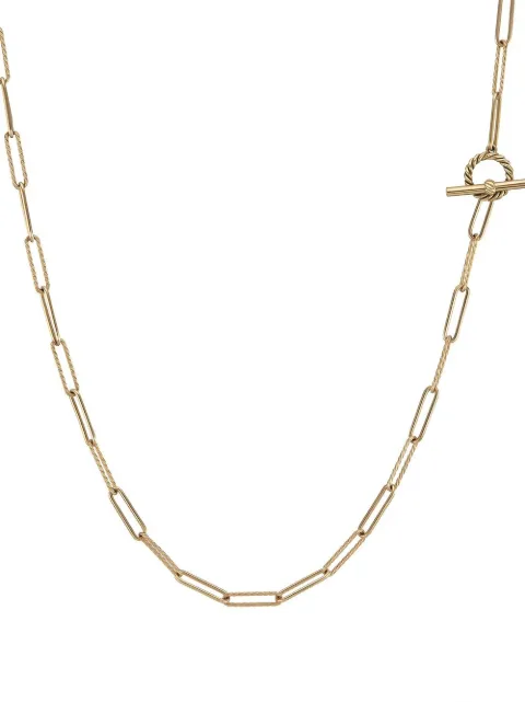 David Yurman collar de cadena DY Madison Elongated en oro amarillo de 18kt de 3.5mm