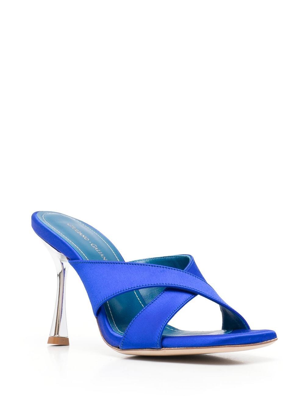 Giuliano Galiano Irina sandalen met gekruiste bandjes - Blauw