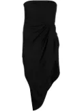GAUGE81 Lica gathered-detail dress - Black