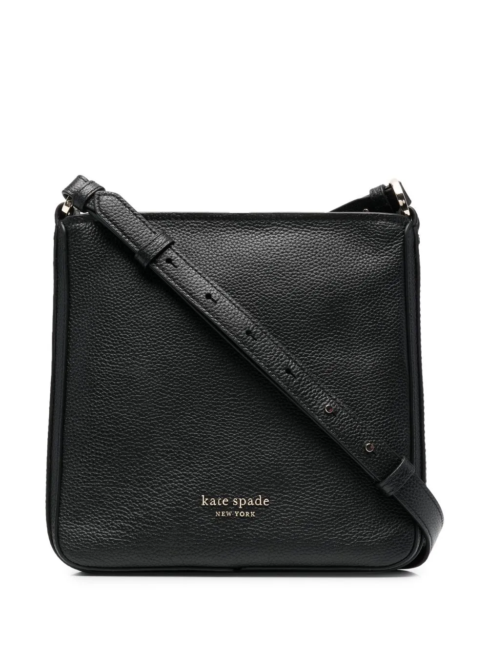 

Kate Spade bolsa satchel con logo en relieve - Negro