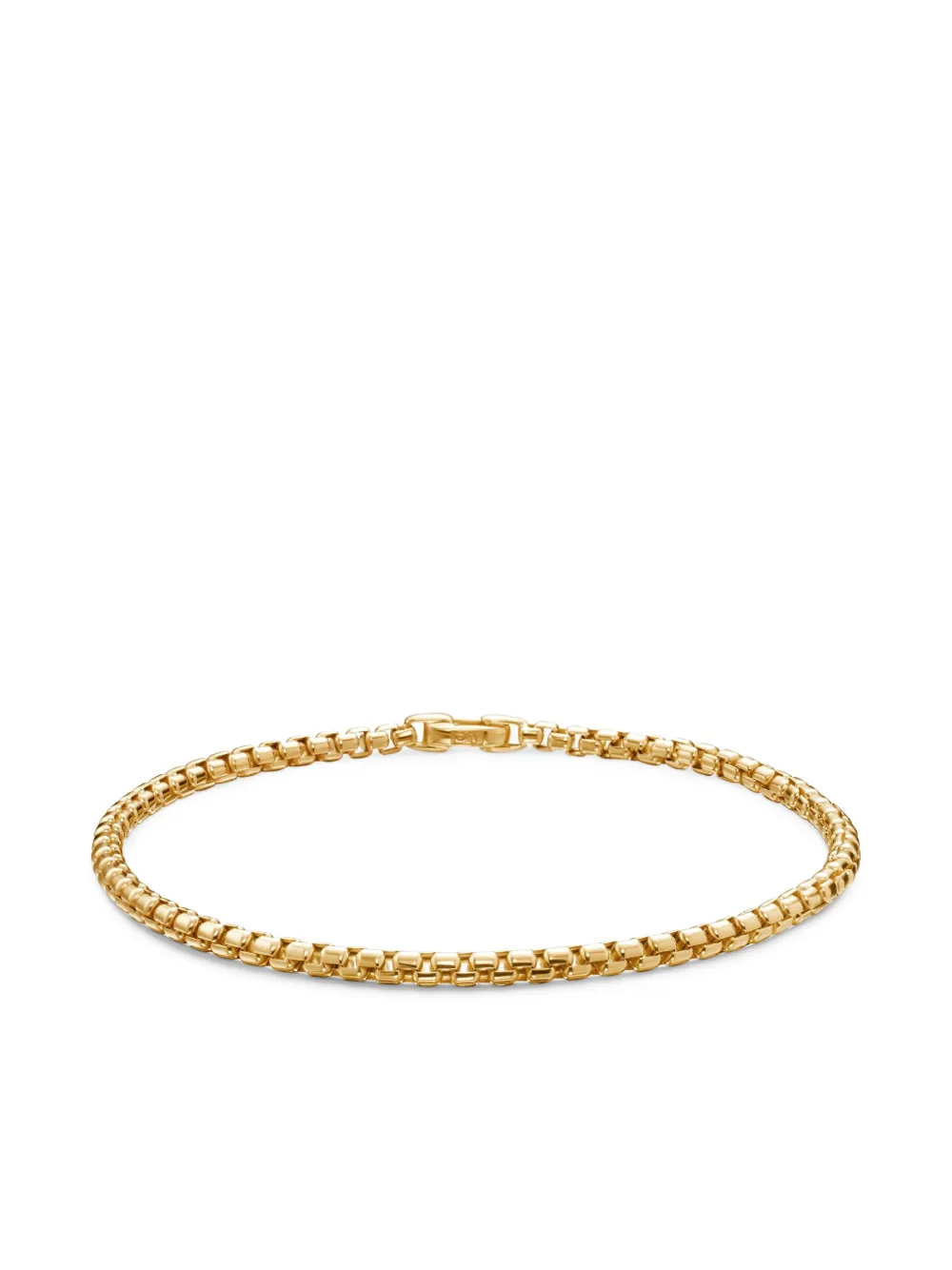 David Yurman DY Bel Aire Box Chain ブレスレット 2.7mm 18Kイエローゴールド - ゴールドトーン David Yurman DY Bel Aire Box Chain ブレスレット 2.7mm 18Kイエローゴールド - ゴールドトーン