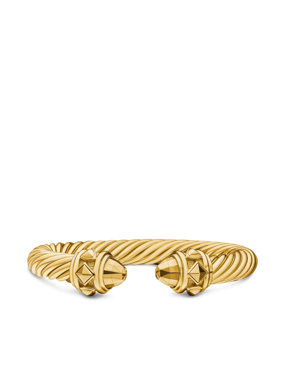 David Yurman Renaissance Cablespira ブレスレット 9mm 18Kイエローゴールド - ゴールドトーン David Yurman Renaissance Cablespira ブレスレット 9mm 18Kイエローゴールド - ゴールドトーン