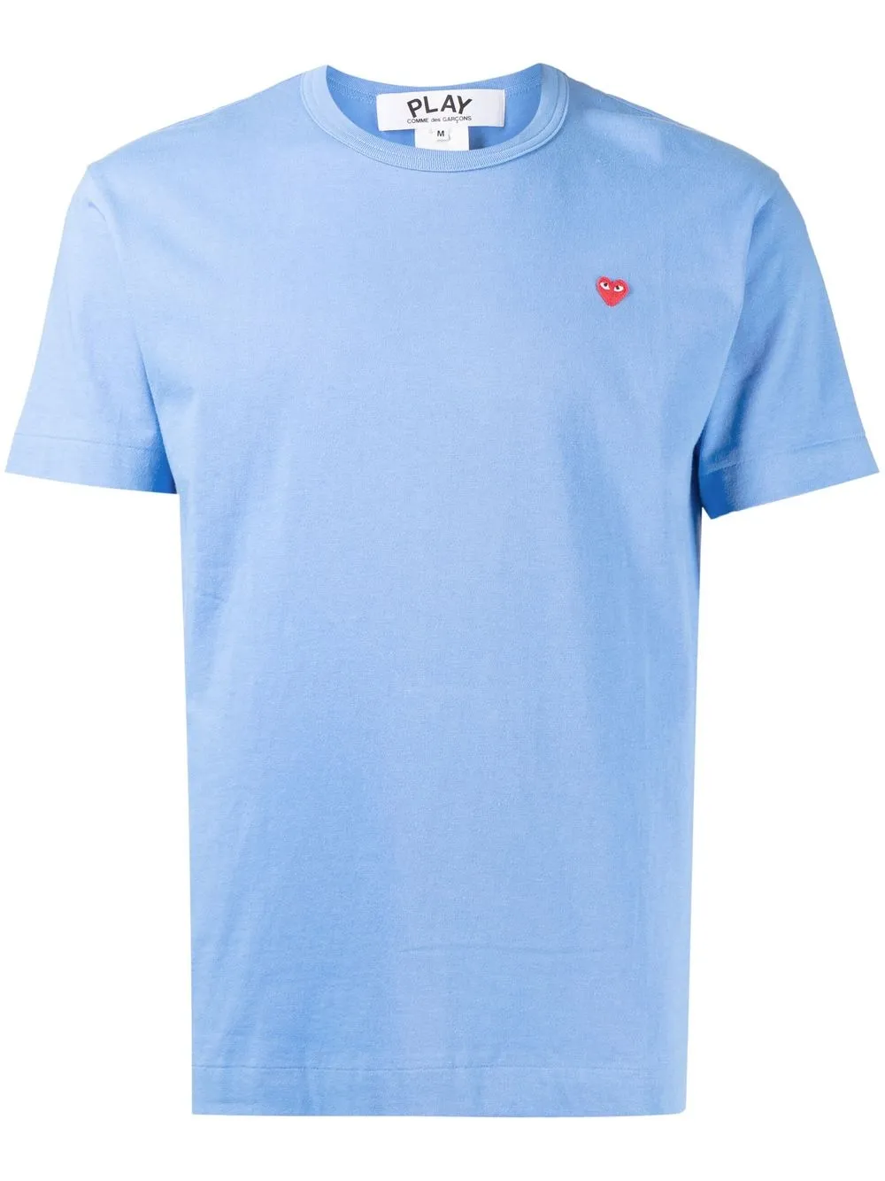 

Comme Des Garçons Play short-sleeve logo-patch T-shirt - Blue