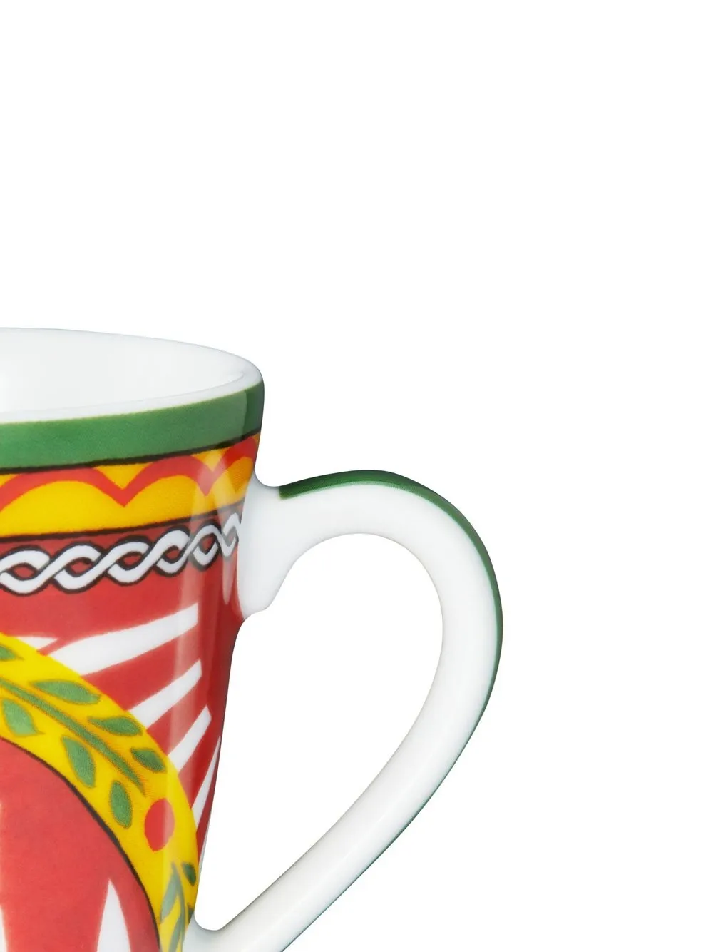  Dolce & Gabbana Carretto Siciliano Tasse   Weiß 