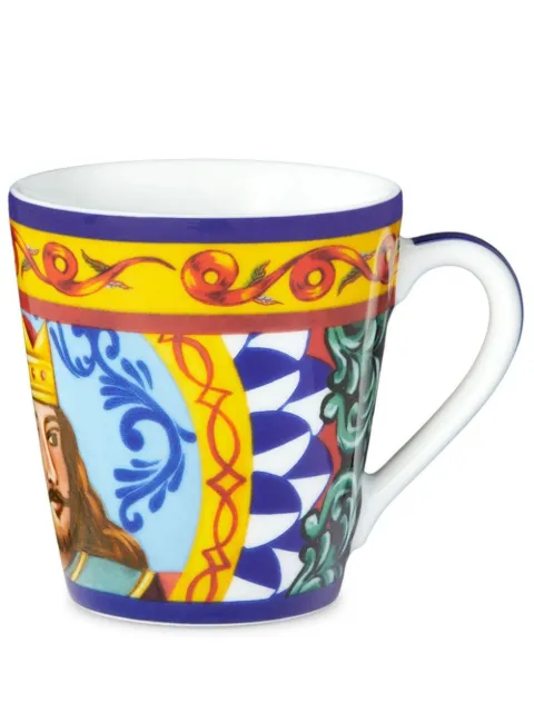 Dolce & Gabbana archive-print porcelain mug