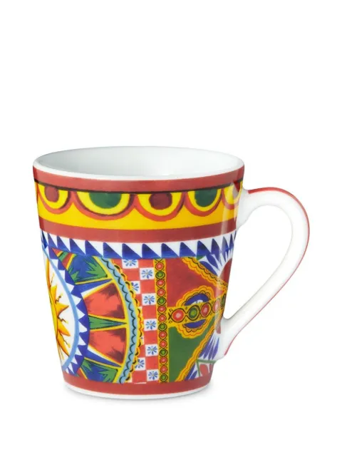 Dolce & Gabbana graphic porcelain mug