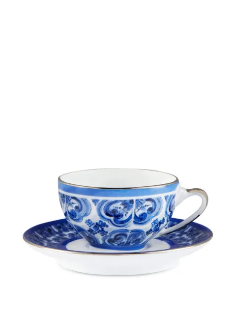 Dolce & Gabbana set de taza para café expreso Blu Mediterraneo