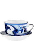 Dolce & Gabbana Blu Mediterraneo porcelain tea set - White