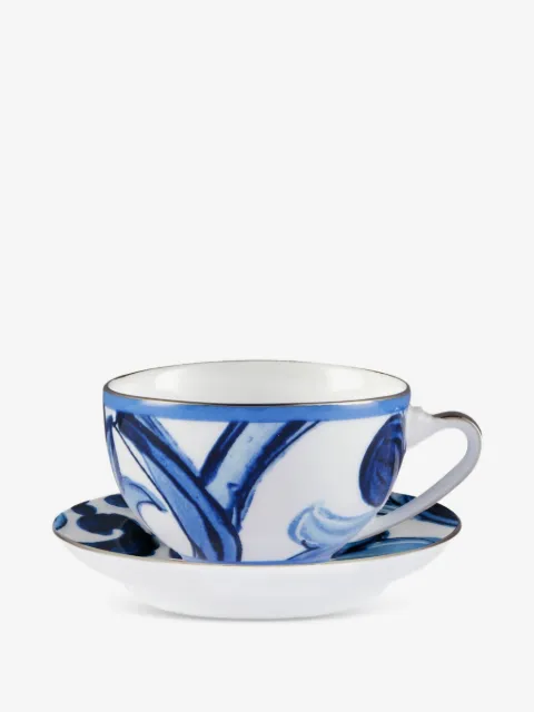 Dolce & Gabbana Blu Mediterraneo porcelain tea set