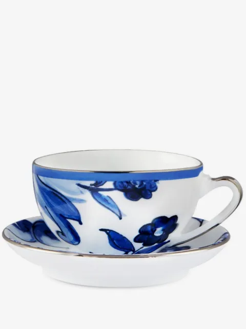 Dolce & Gabbana archive-print porcelain tea set