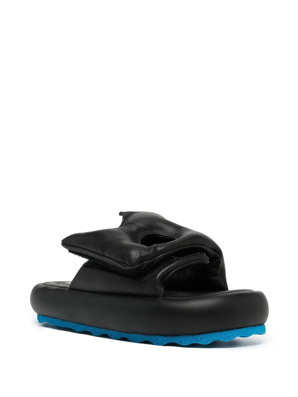 Off-White Meteor gewatteerde slippers - Zwart