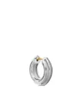 David Yurman sterling silver Armory hoop earring (14mm)