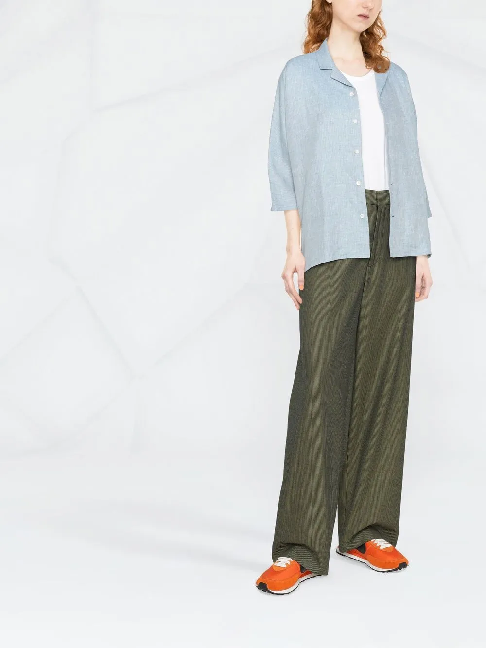 Stephan Schneider High waist broek - Geel