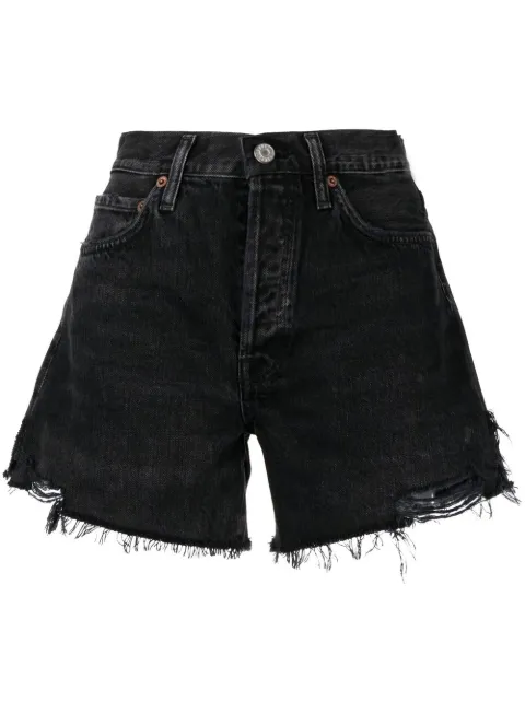 AGOLDE shorts de mezclilla sin rematar