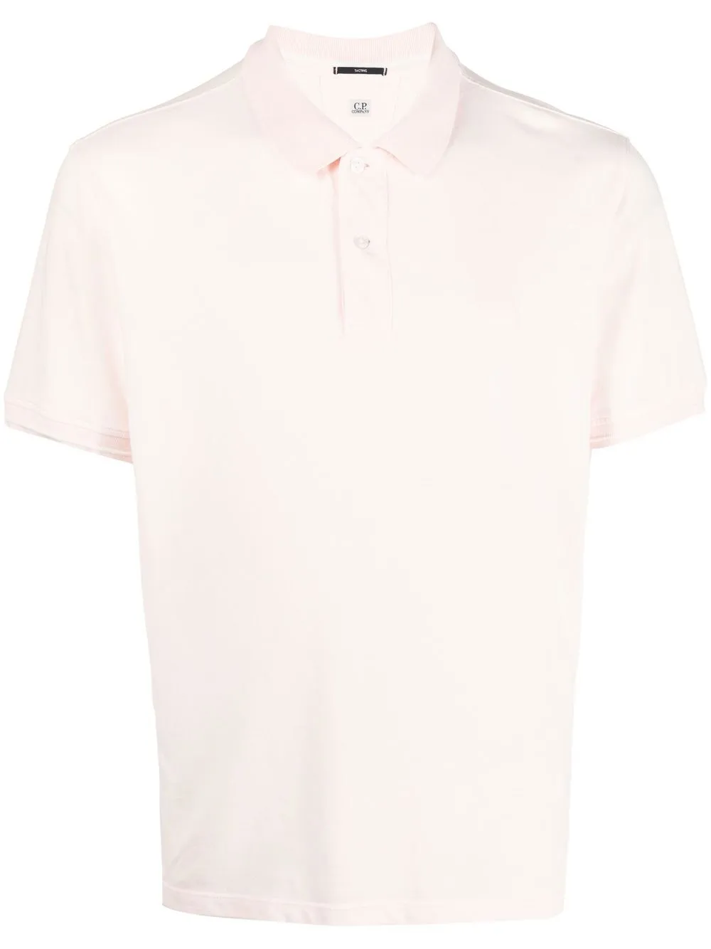 

C.P. Company playera tipo polo con logo bordado - Rosado